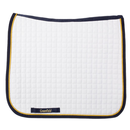Schabracke Cookies Dressur - weiß/marine/gold