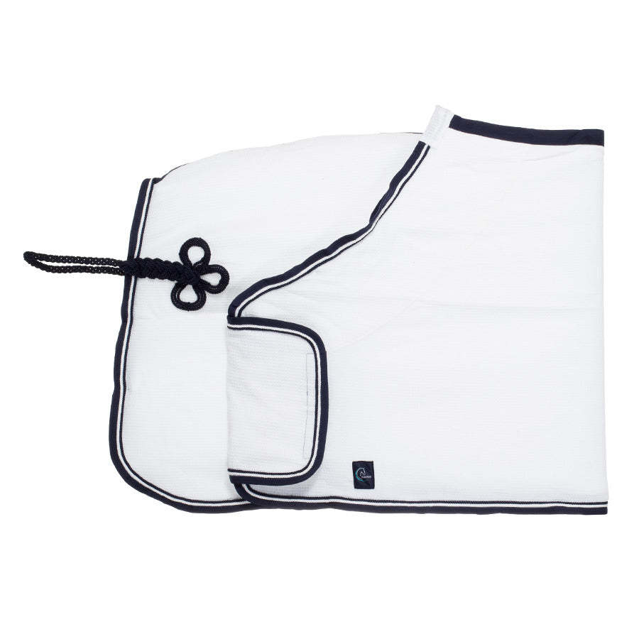 Publicity Honeycomb rug - white/navy - white/navy