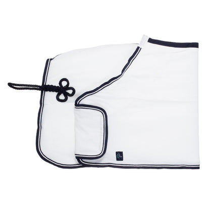 Publicity Honeycomb rug - white/navy - white/navy