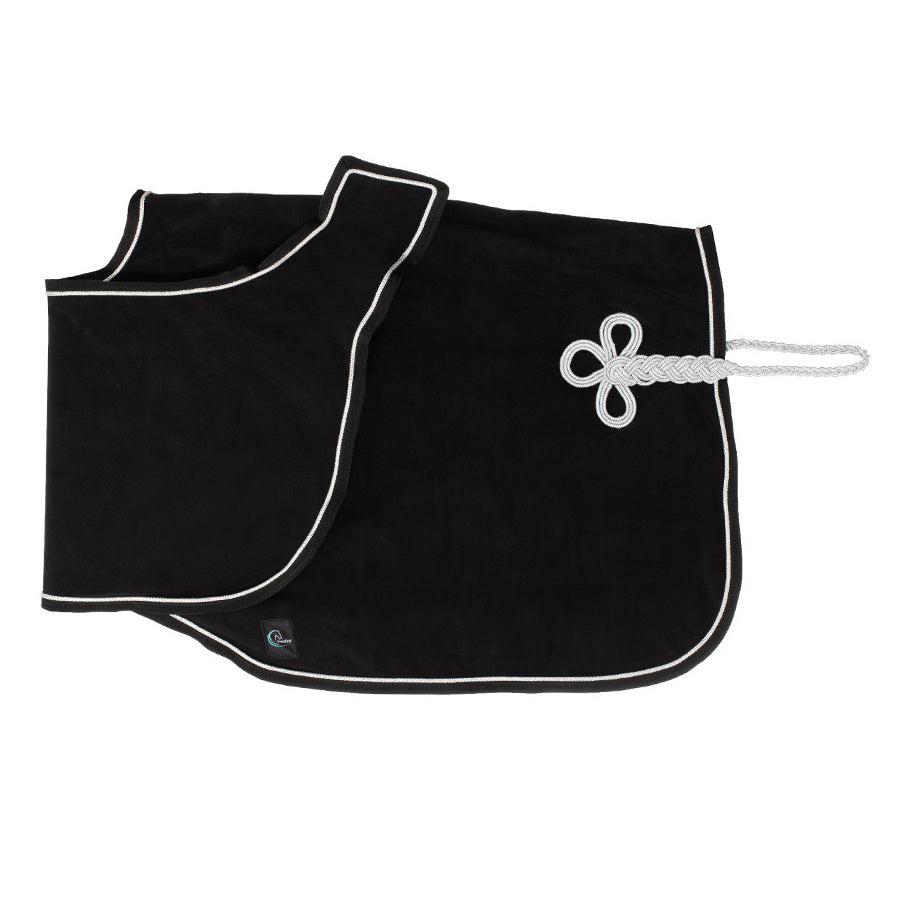 Couvre-reins polaire - noir/noir-argent