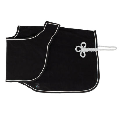 Couvre-reins polaire - noir/noir-argent