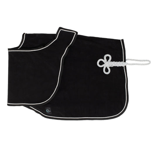 Riding sheet fleece - black/black-silver