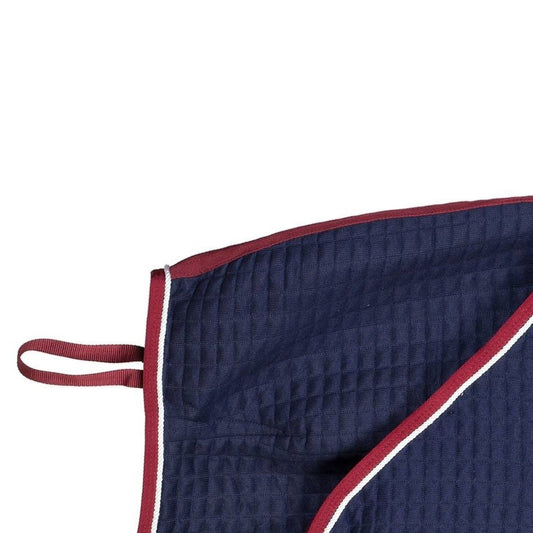 Thermo quartersheet - navy/burgundy-white