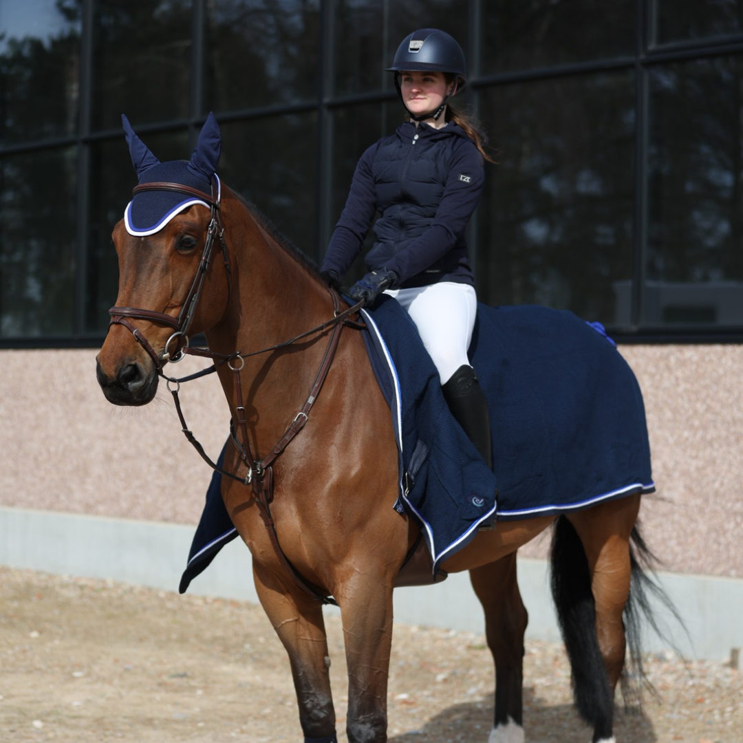 Chemise nid d'abeille - bleu marine/bleu marine-blanc/bleu royal