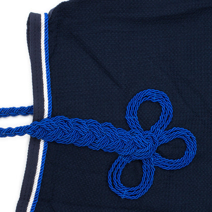 Honeycomb rug - navy/navy-white/royalblue