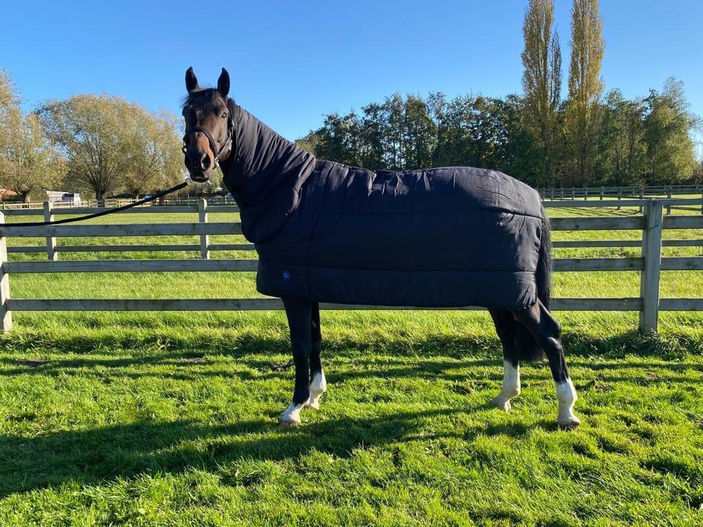 Under rug 200 gram with collar - Black