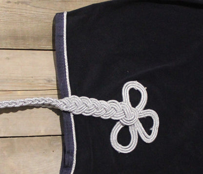 Riding sheet fleece - navy/navy-silver