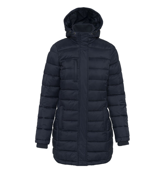 Damen - Lange Jacke mit Kapuze