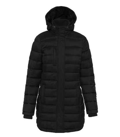 Damen - Lange Jacke mit Kapuze