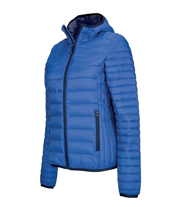 Damen - leichte Steppjacke mit Kapuze