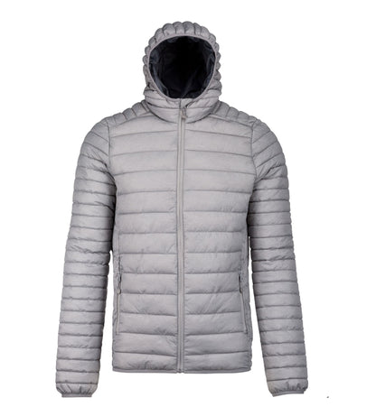 Men - lightweight padded jacket with hoodie