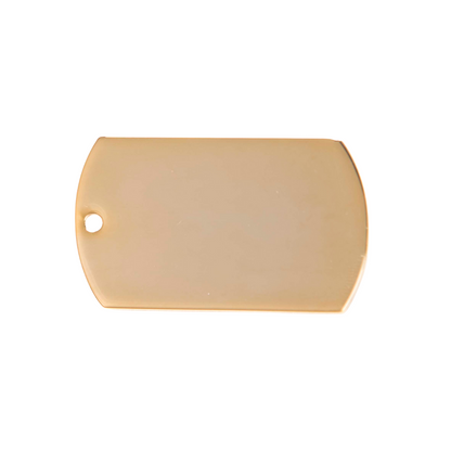 Key chain tag - horizontal