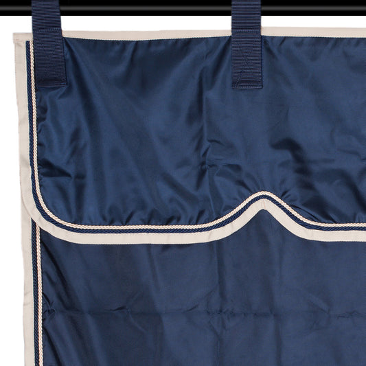Opbergzak blauw/beige - blauw/beige