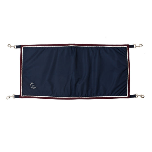 Porte de boxe blue marine/bordeaux - blanc