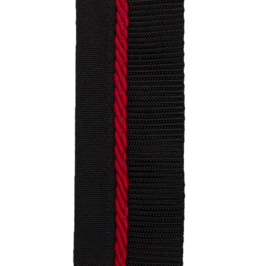 Saddle pad holder black/black - red