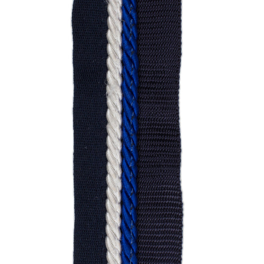 Porte tapis bleu marine/bleu marine - blanc/bleu royal