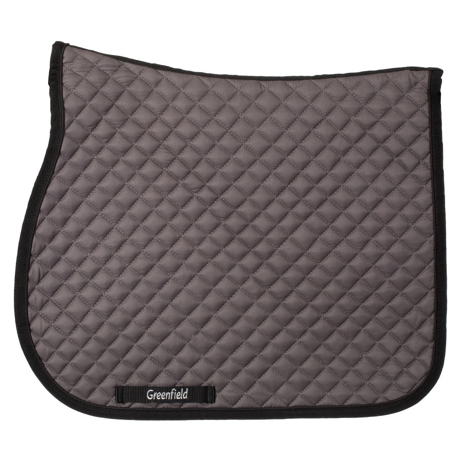 Saddle pad cookie - grey/black-black