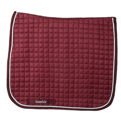 Saddle pad cookie - dressage - burgundy/burgundy-silver