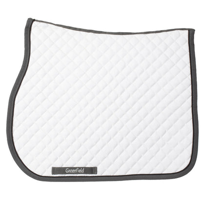 Tapis de selle cookie - blanc/gris-noir