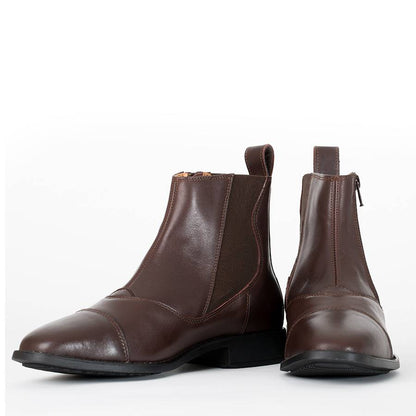 Stiefel mit schrägem Reißverschluss