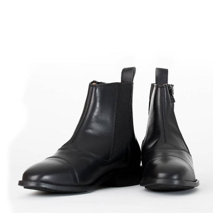Stiefel mit schrägem Reißverschluss