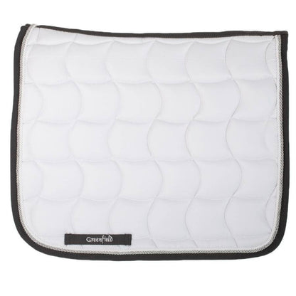 Tapis de selle Classic dressage - blanc/gris-blanc/gris argent