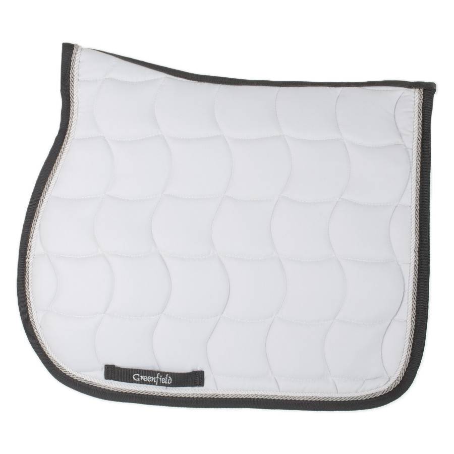 Saddle pad Classic – white/grey-white/silvergrey