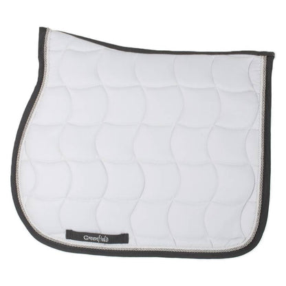 Saddle pad Classic – white/grey-white/silvergrey