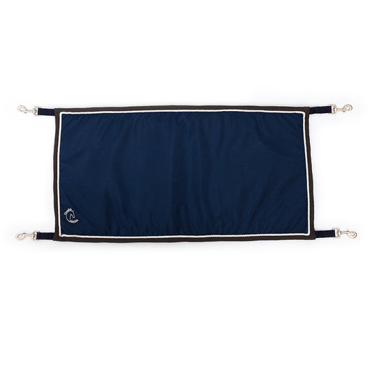 Porte de boxe bleu marine/gris - blanc