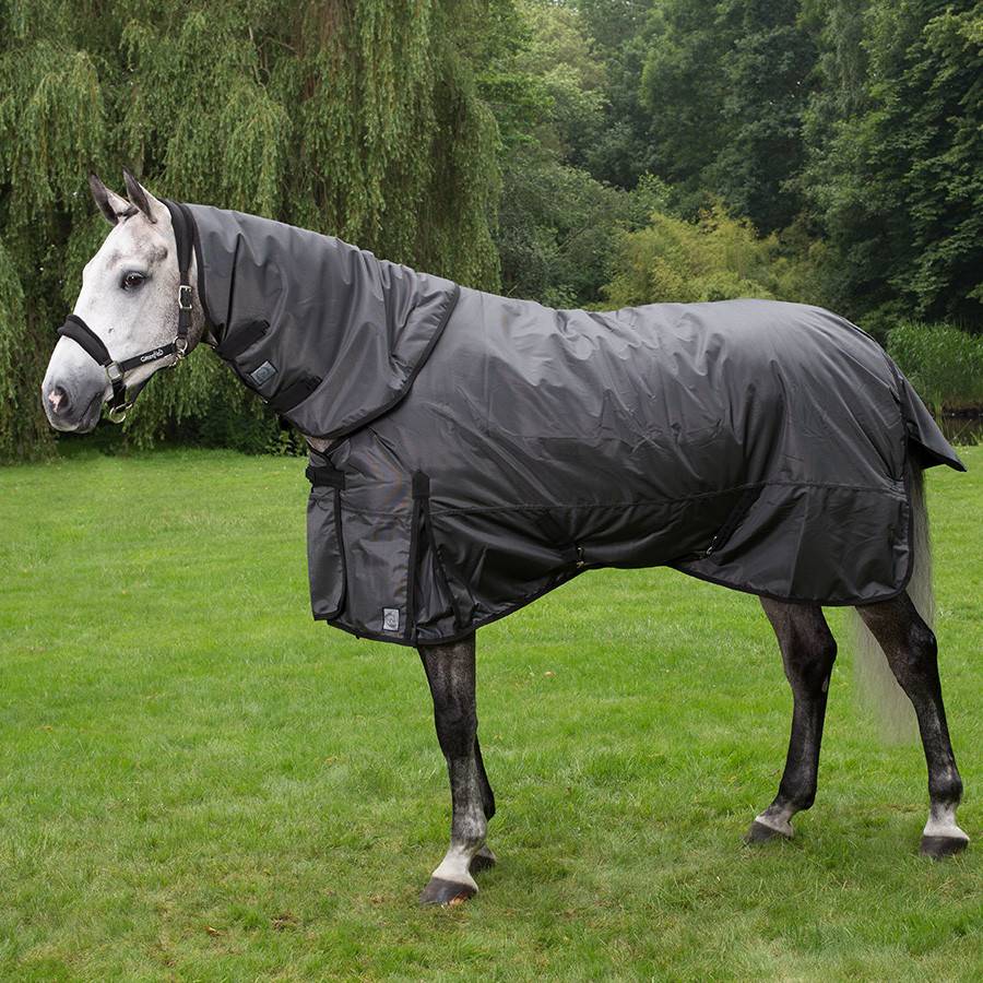 Detachable neckcover - Black/grey