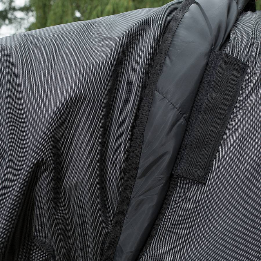 Turnout rug 400 gram - Black/grey