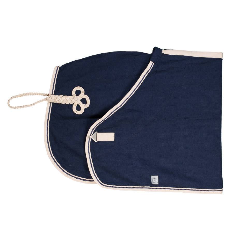 Honeycomb rug - navy/beige-navy/beige