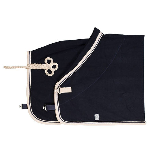 Fleece rug - navy/beige-navy/beige