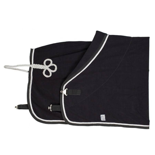 Fleece rug - black/black-white/silvergrey