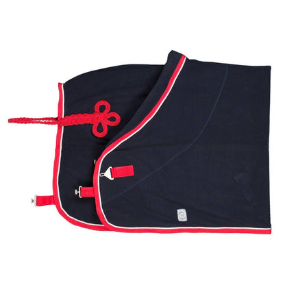 Chemise polaire - bleu marine/rouge-blanc