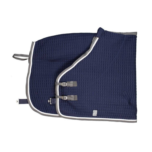 Thermodecke - marine/grauweiß/weiß