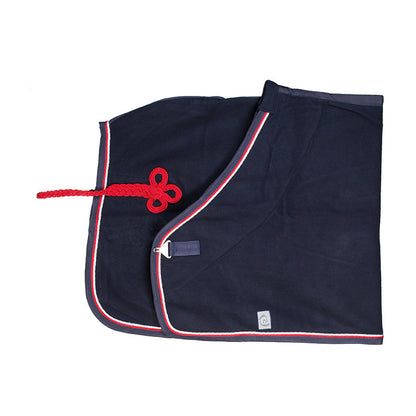 Woolen rug - navy/navy-white/red