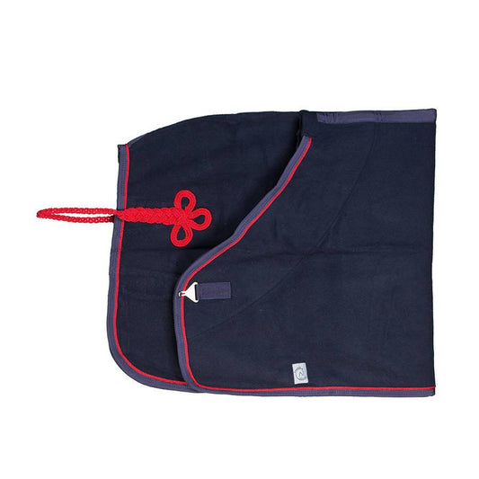 Woolen rug - navy/navy-red