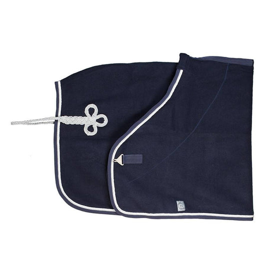 Woolen rug - navy/navy-white/silvergrey