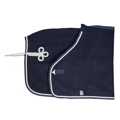 Couverture laine - bleu marine/bleu marine-blanc/gris argent
