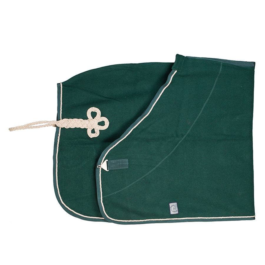 Couverture laine - vert/vert-beige