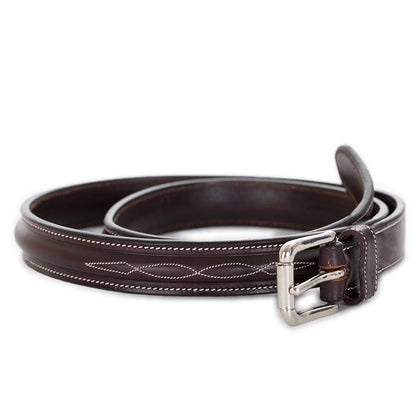 Belt with stitching