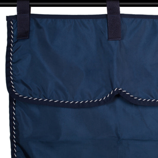 Stalgordijn blauw/blauw - mix