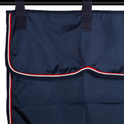 Opbergzak blauw/blauw - wit/rood