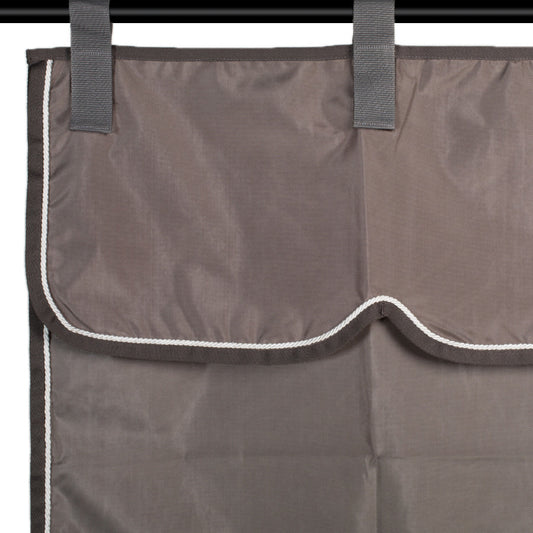 Tenture gris/gris - blanc
