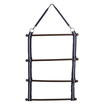 Saddle pad holder navy/burgundy - white