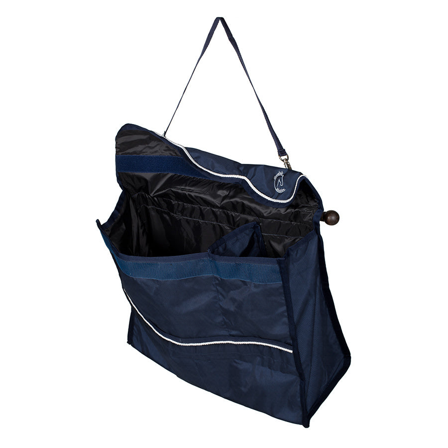 Opbergzak blauw/blauw - wit/koningsblauw