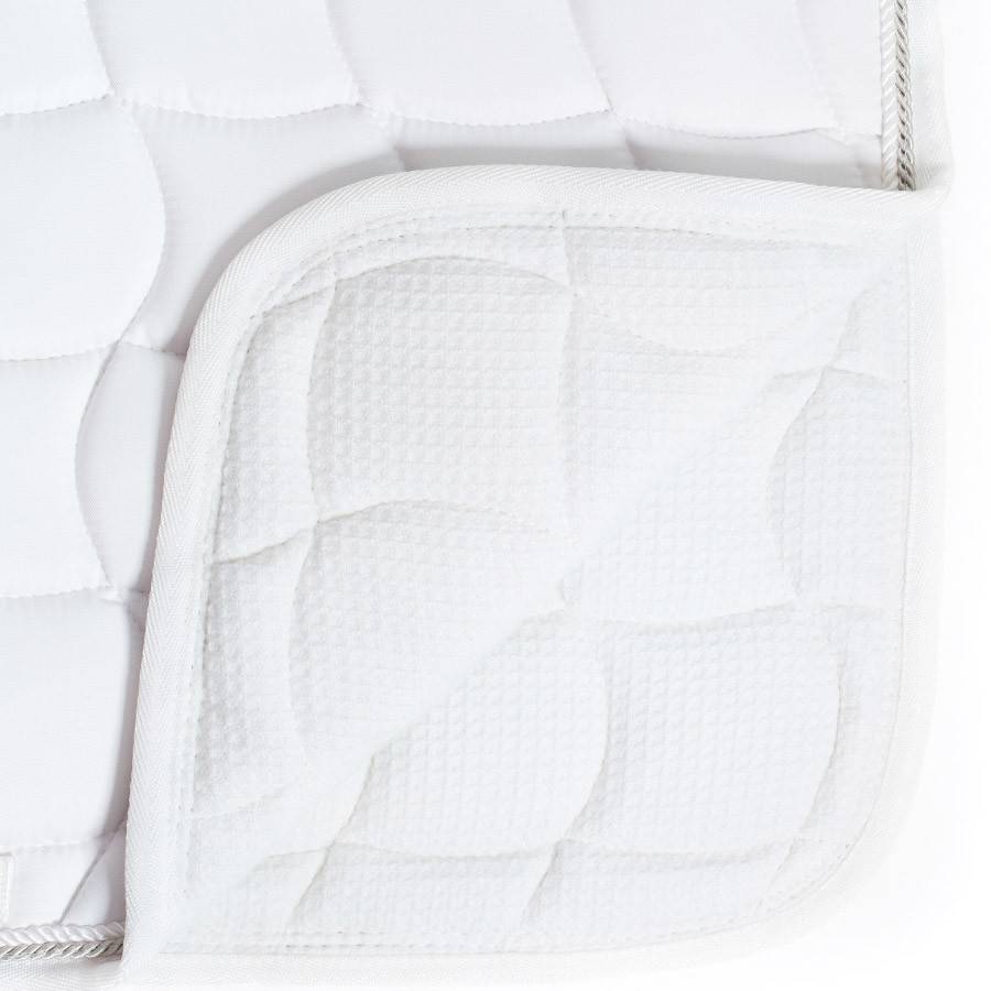 Saddle pad Classic – white/grey-white/silvergrey