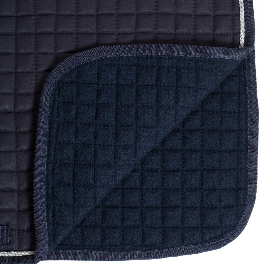 Saddle pad cookie - dressage - navy/navy-silver