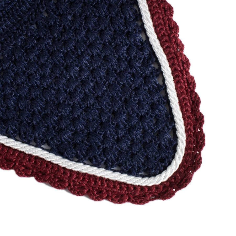 Flyveil – navy/burgundy-white